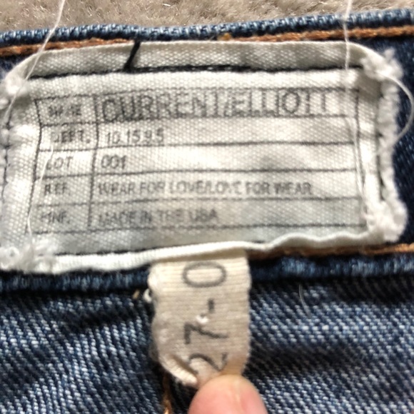 Current/Elliott The Cuffed Skinny Jean Size 27 - Picture 5 of 8